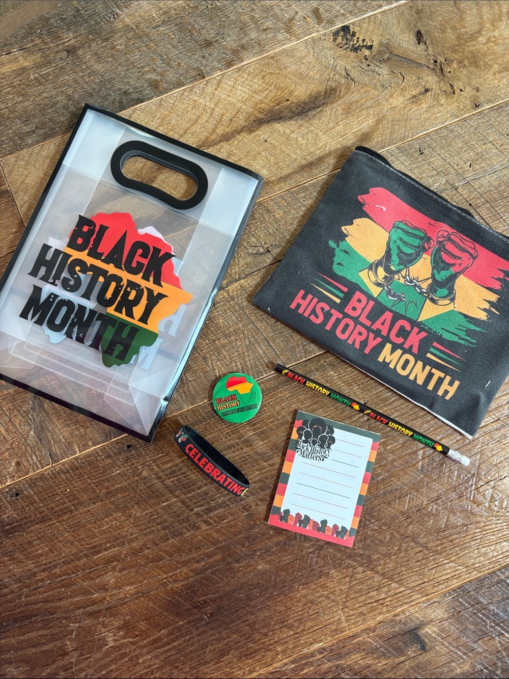 Black History Month Gift Set - Black, Red, Green & Yellow